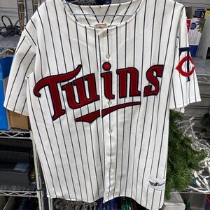 Vintage Minnesota Twins Ravens Jersey Pinstripes XL